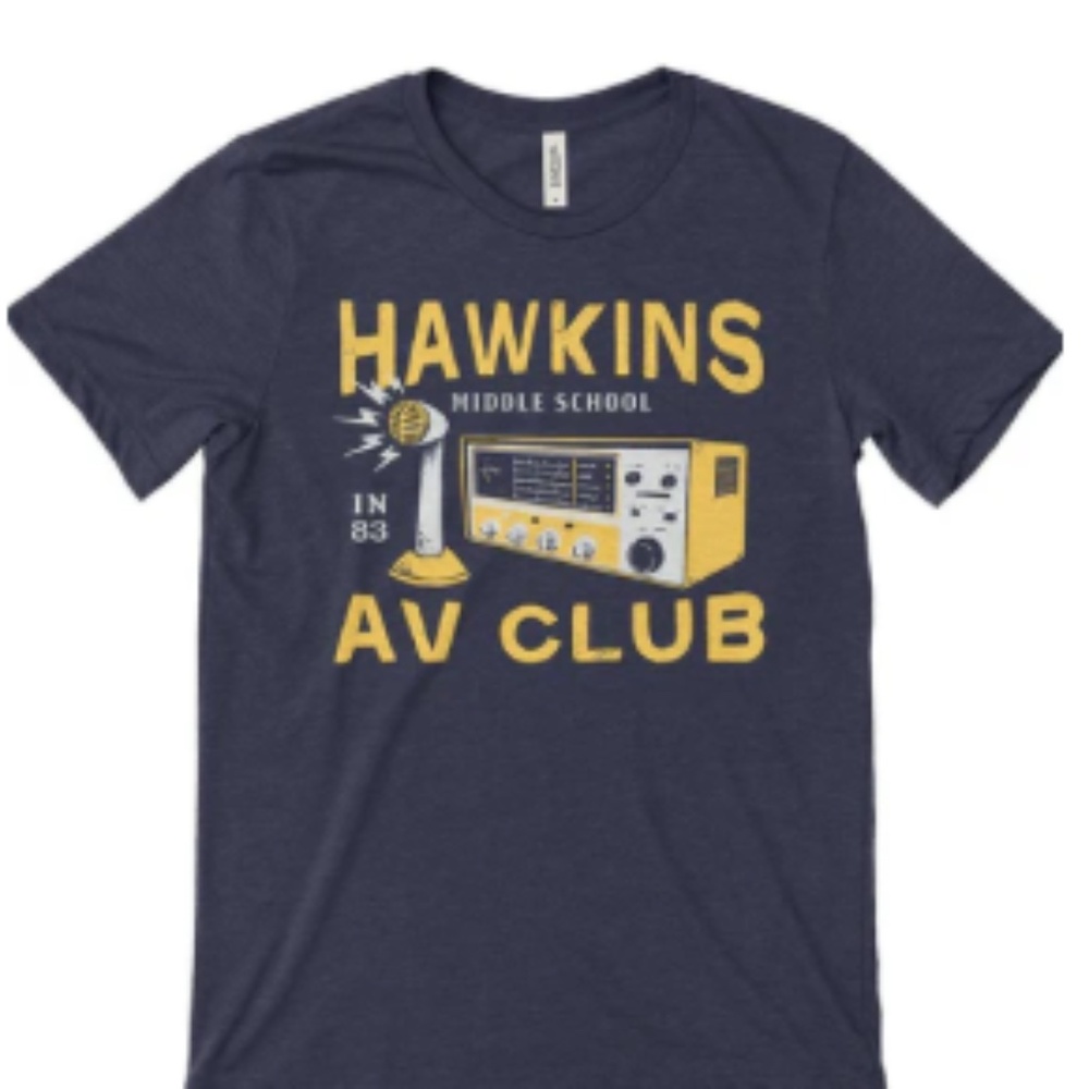 Hawkins AV Club T-Shirt – Stranger Things Inspired Retro Tee